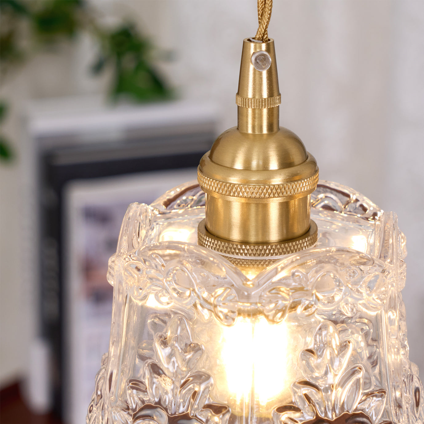 Flower Glass Pendant Lamp