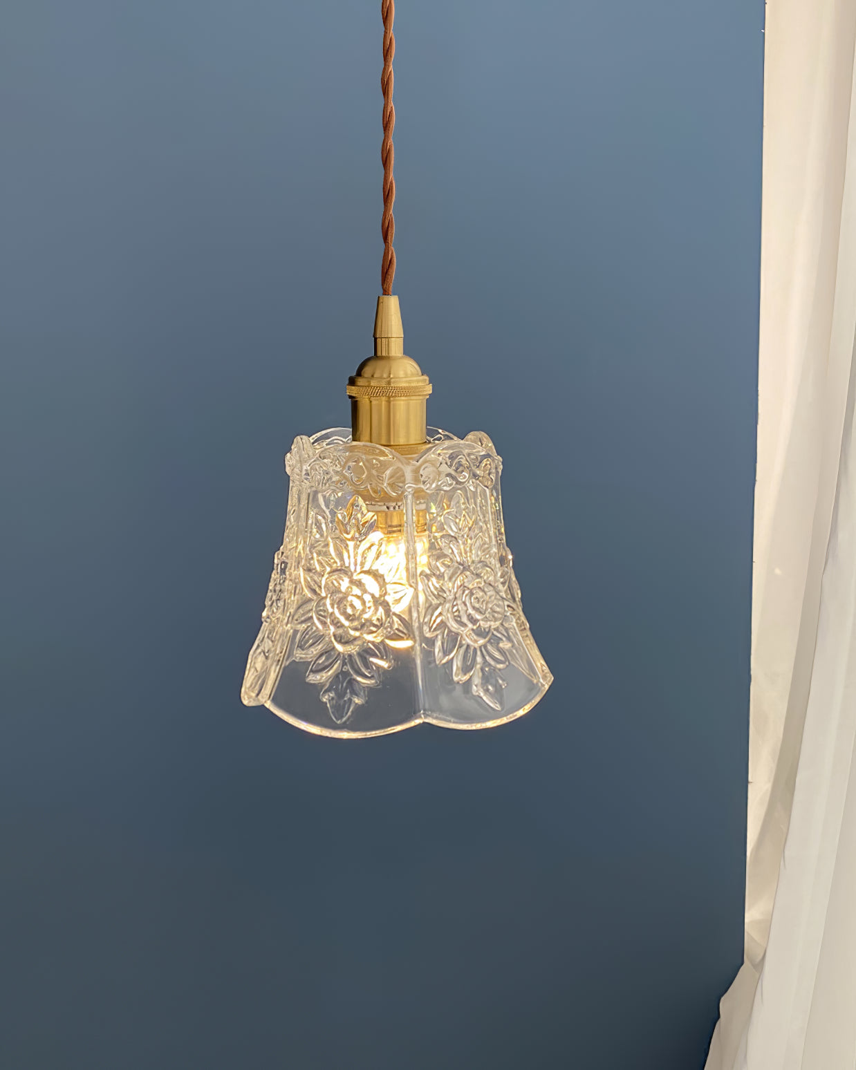Flower Glass Pendant Lamp