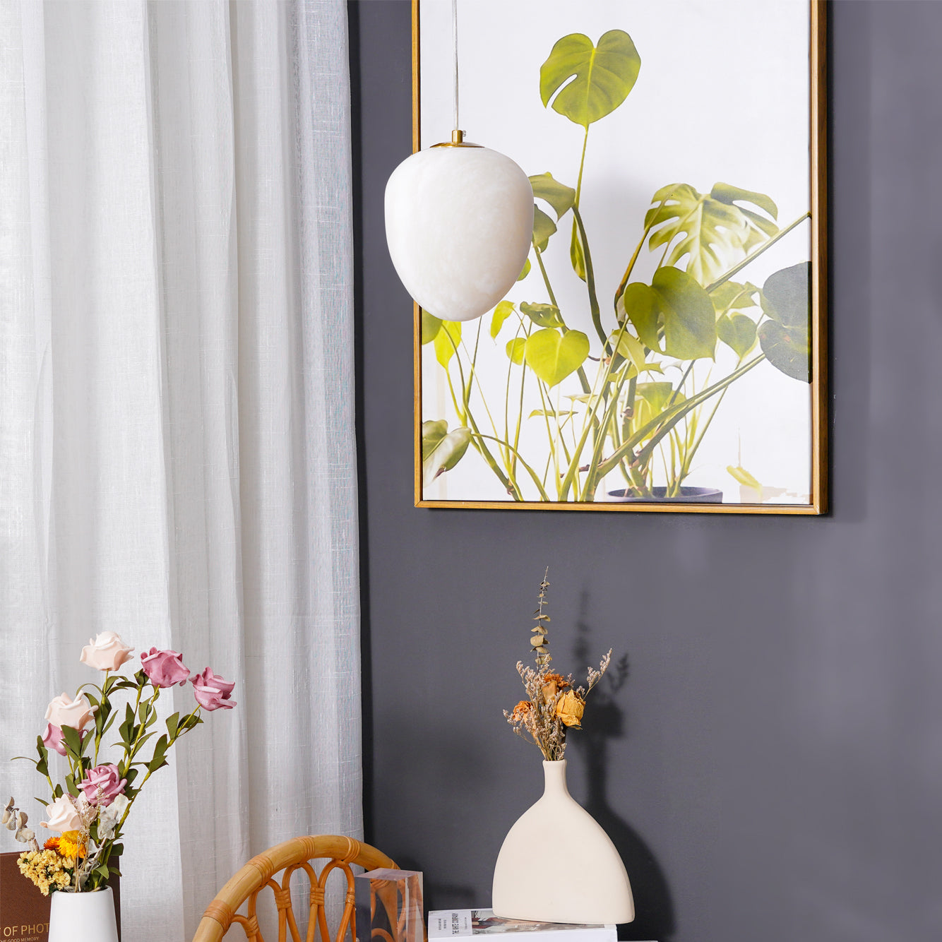 Goose Alabaster Pendant Lamp