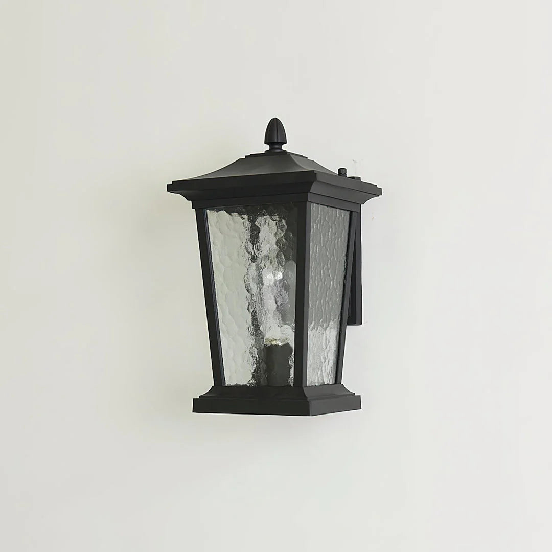 Glass Cottage Bird Cage Outdoor Wall Light