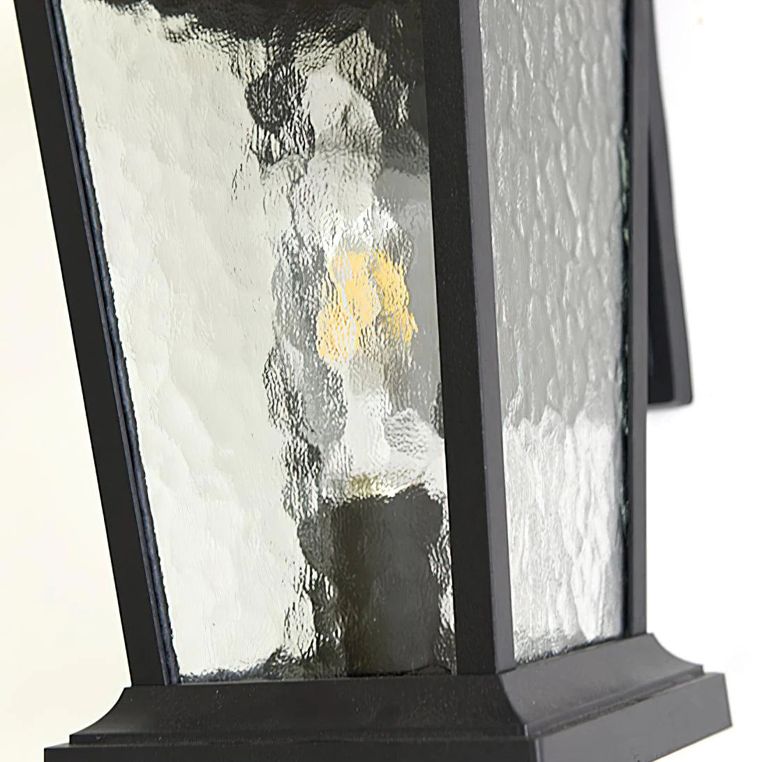 Glass Cottage Bird Cage Outdoor Wall Light