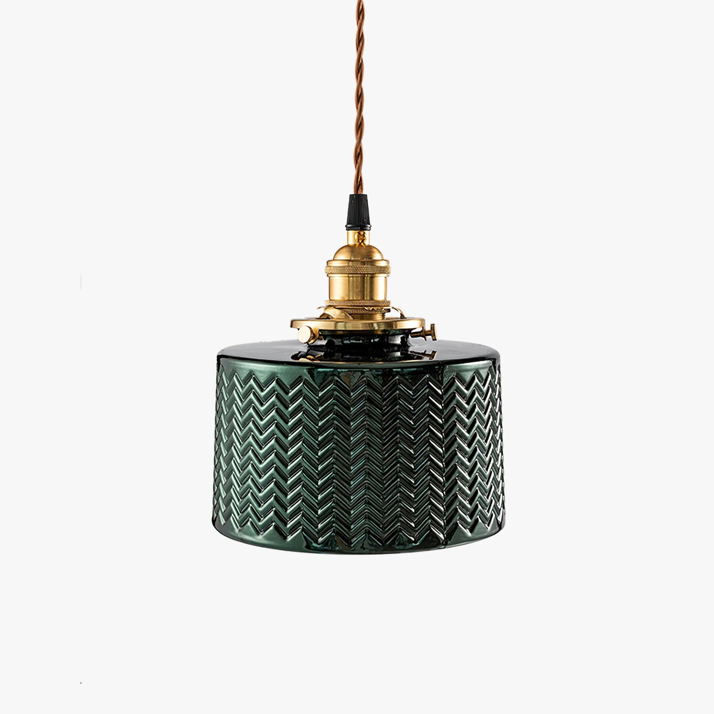 Green Glass Pendant Lamp