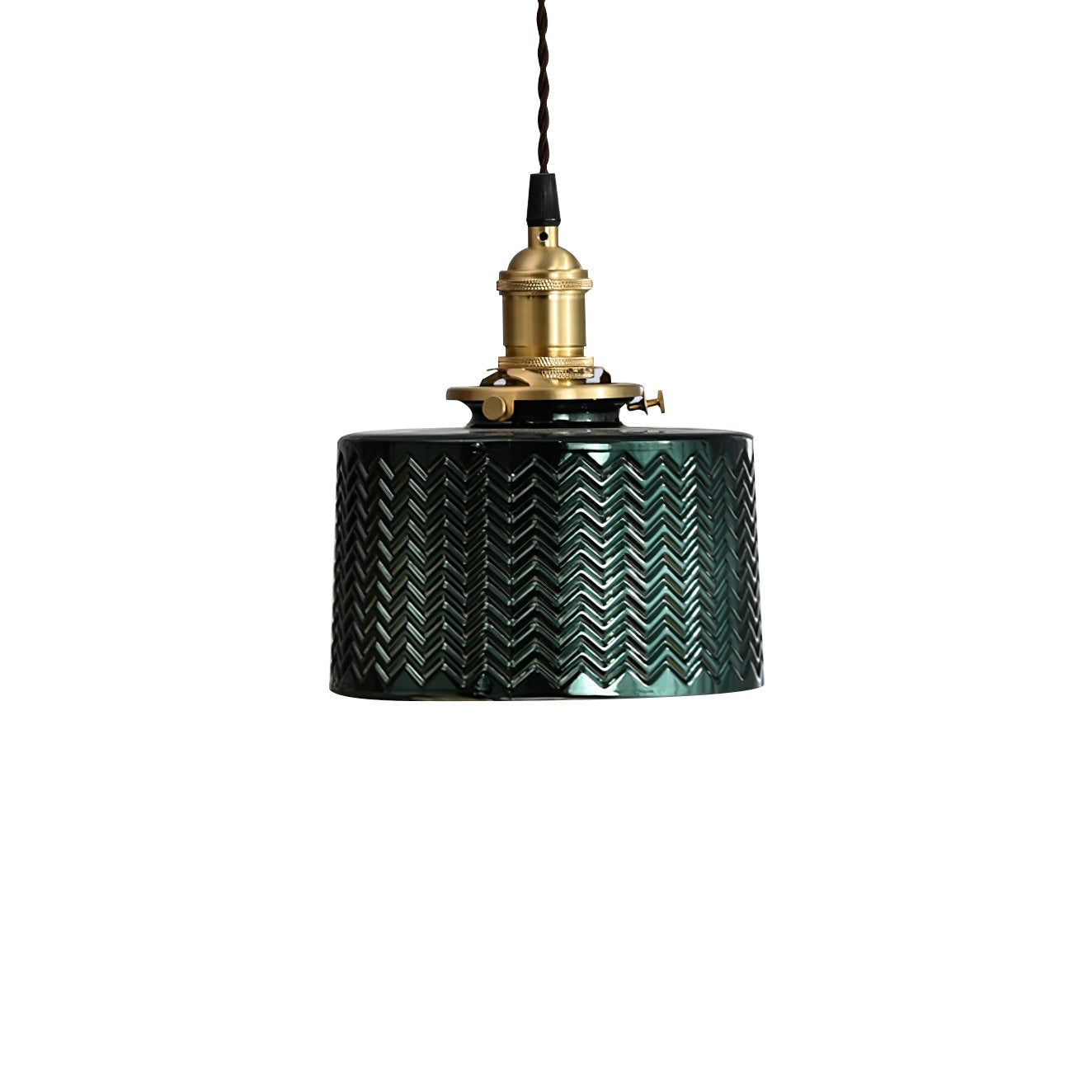Green Glass Pendant Lamp