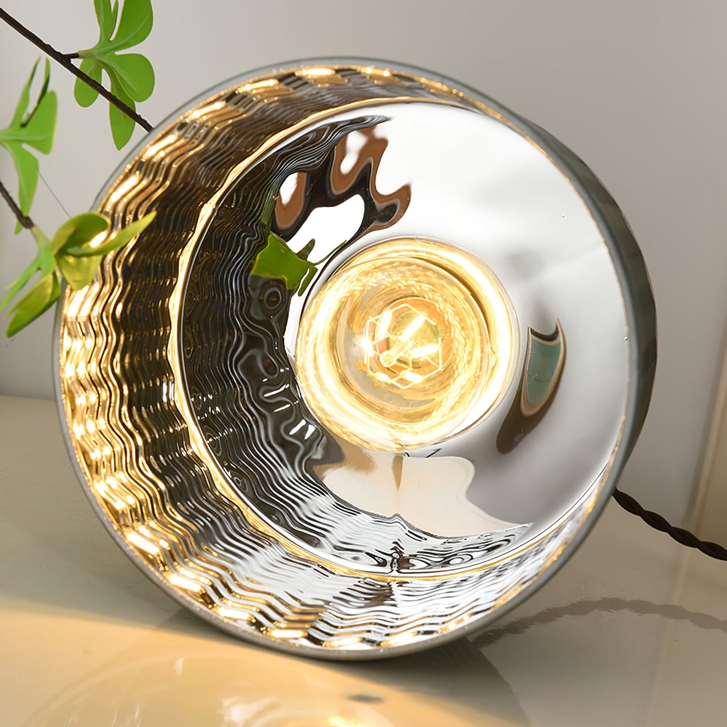 Green Glass Pendant Lamp