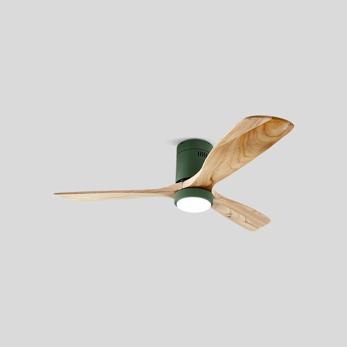 Mid-century Modern Hugger Ceiling Fan Lamp