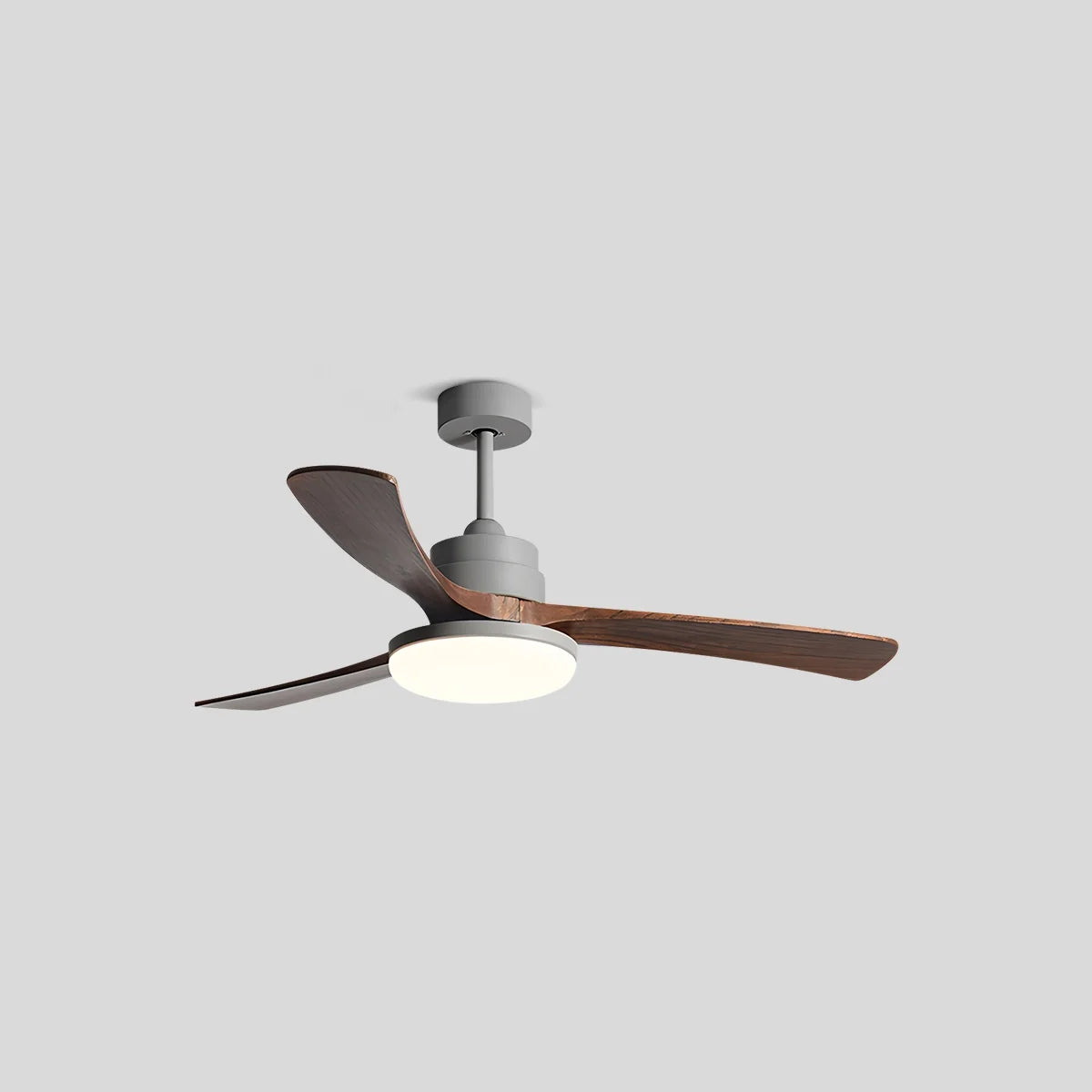 High Wind Wood Ceiling Fan Light