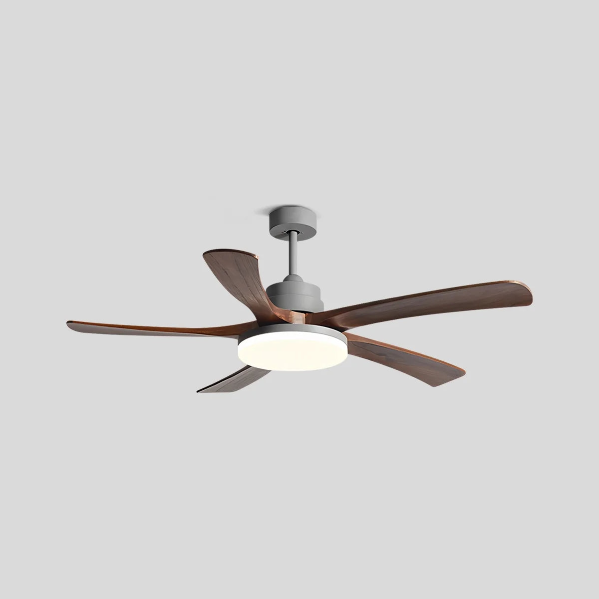 High Wind Wood Ceiling Fan Light