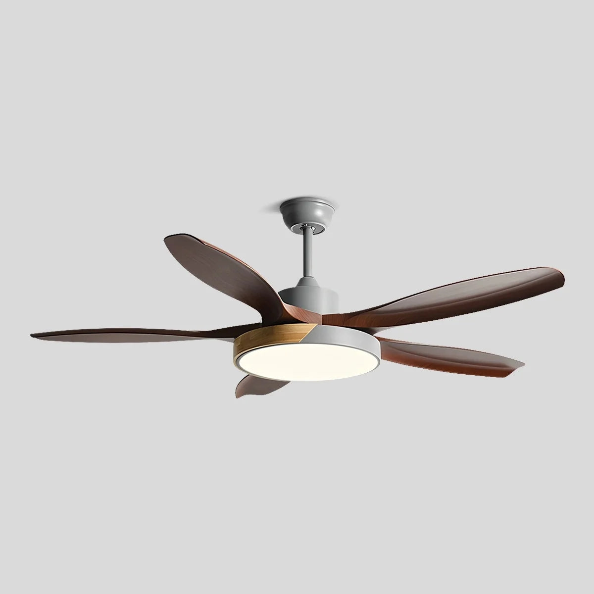 Nordic Living Room Ceiling Fan with Light