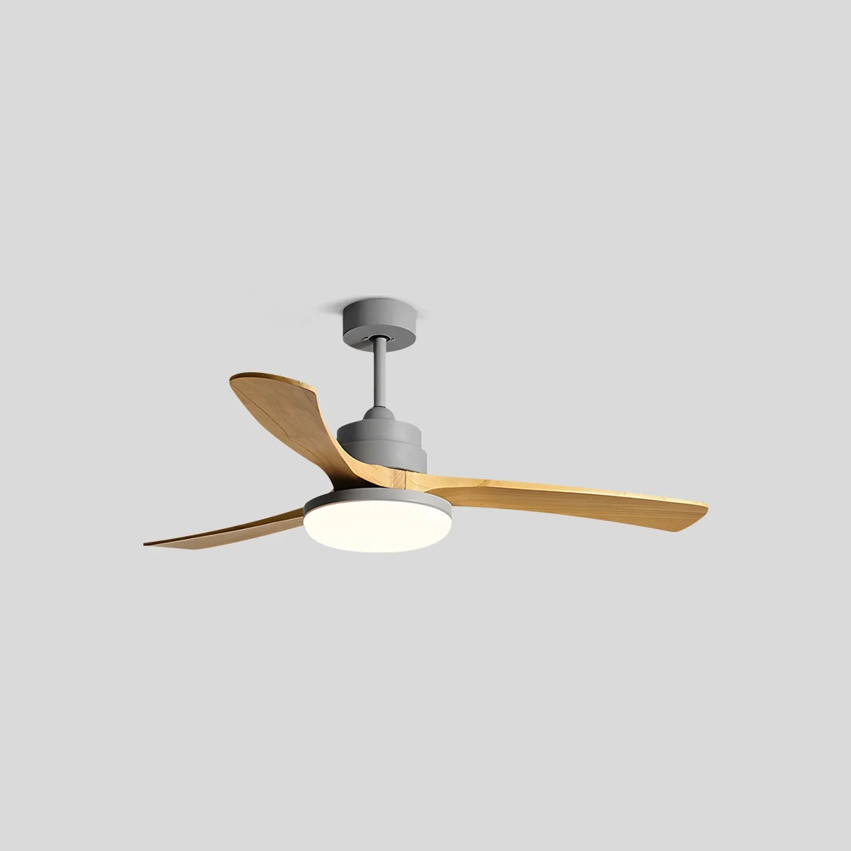 High Wind Wood Ceiling Fan Light