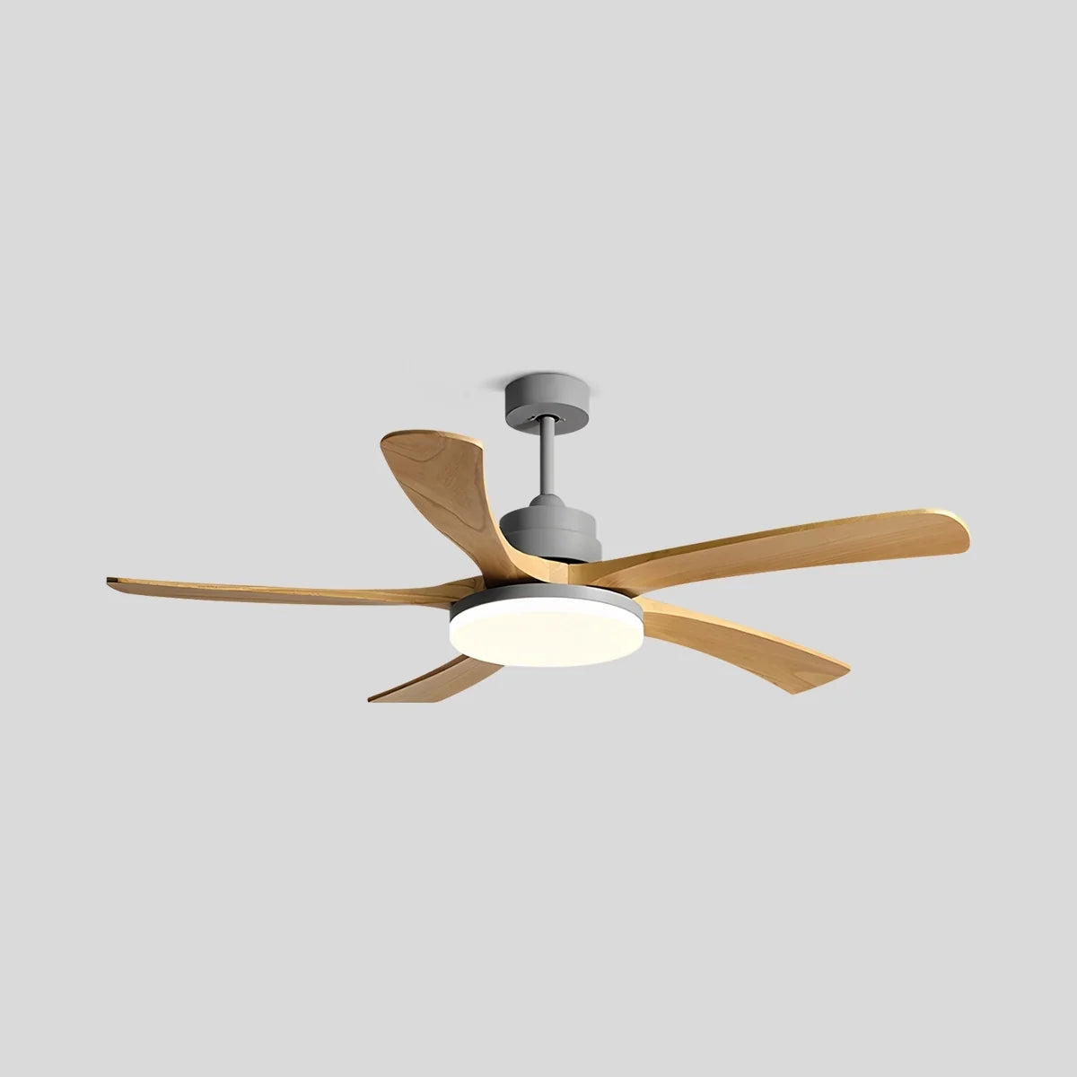 High Wind Wood Ceiling Fan Light
