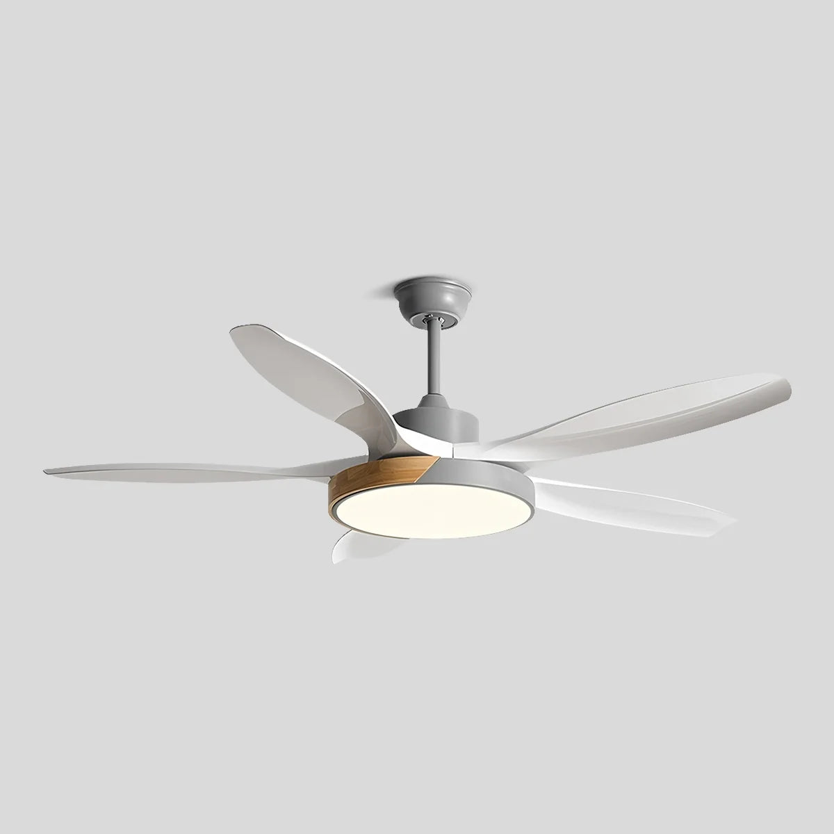 Nordic Living Room Ceiling Fan with Light