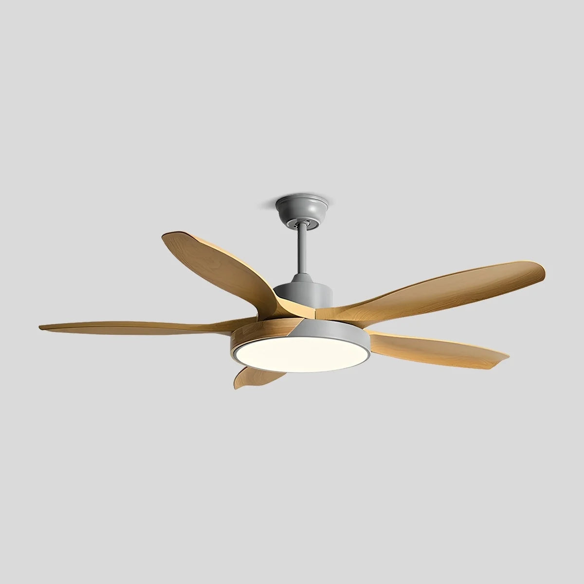 Nordic Living Room Ceiling Fan with Light