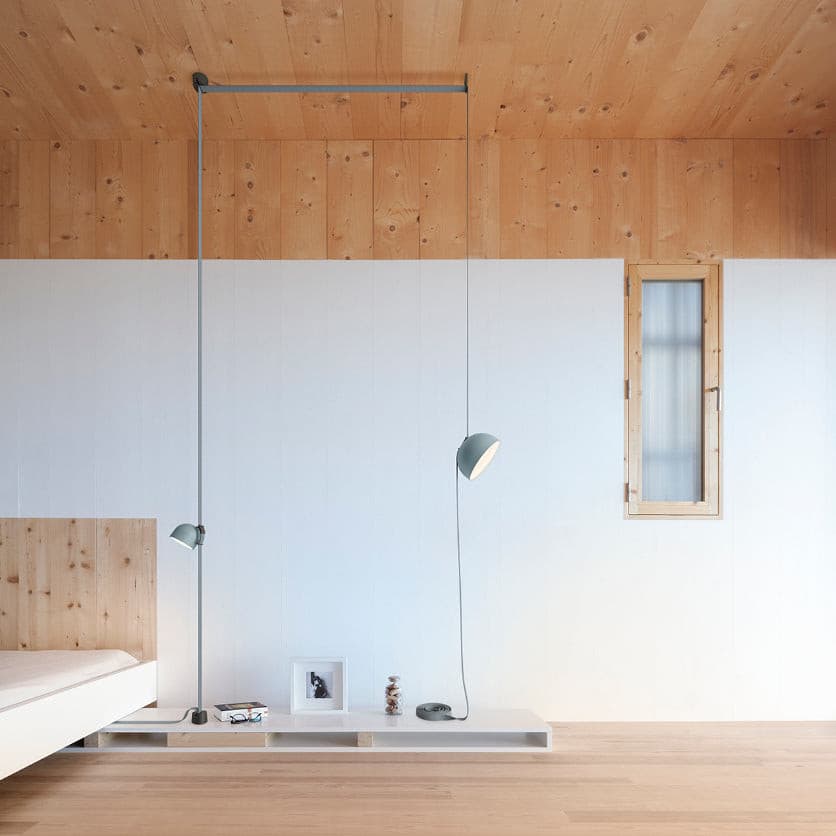 Light Rail Semispheres Canvas Pendant Lamp