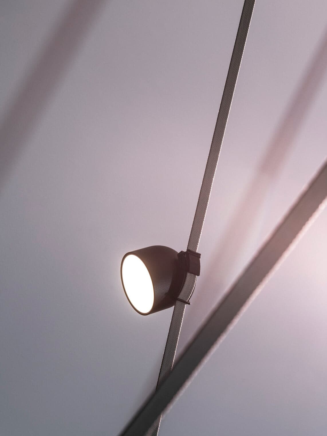 Light Rail Semispheres Canvas Pendant Lamp