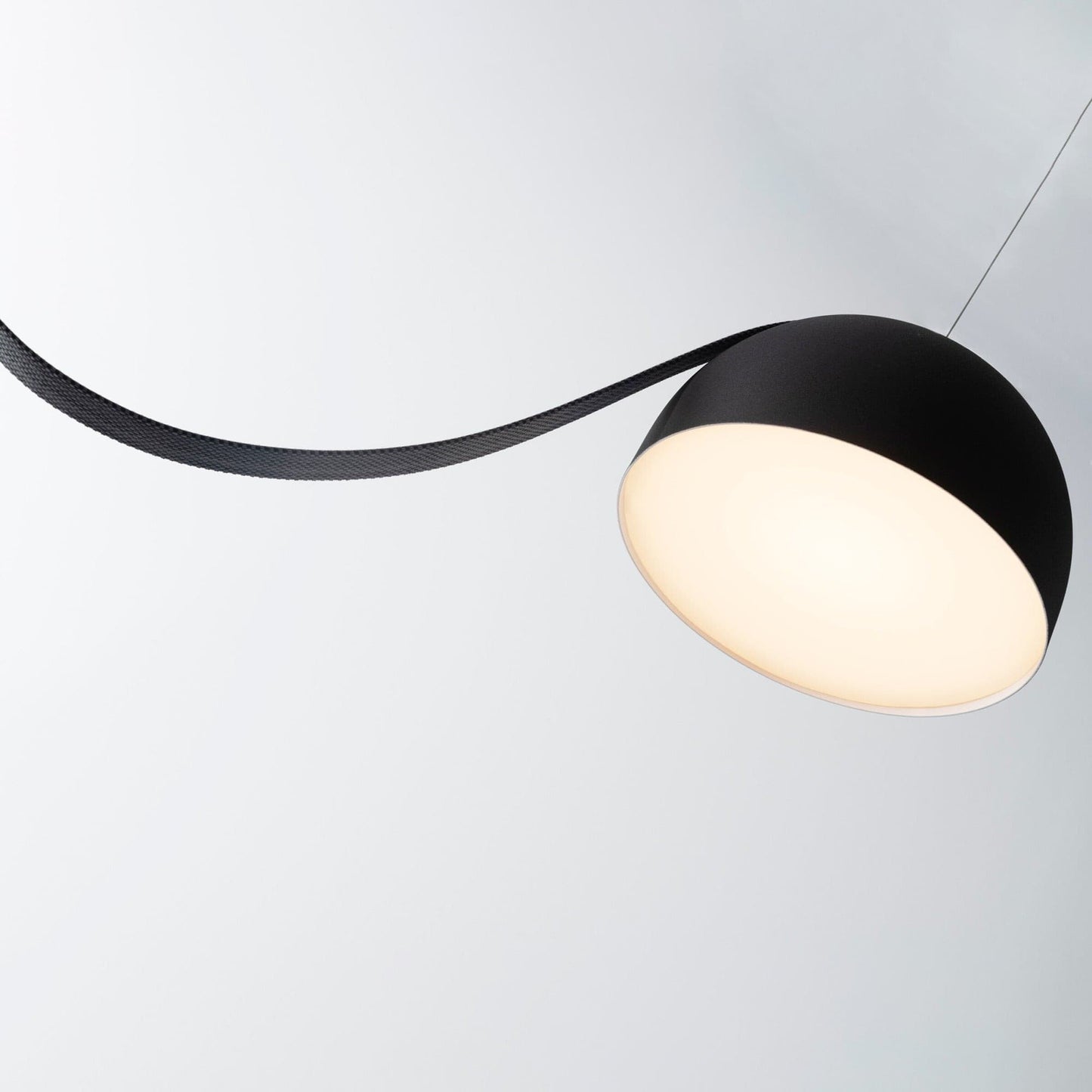 Light Rail Semispheres Canvas Pendant Lamp