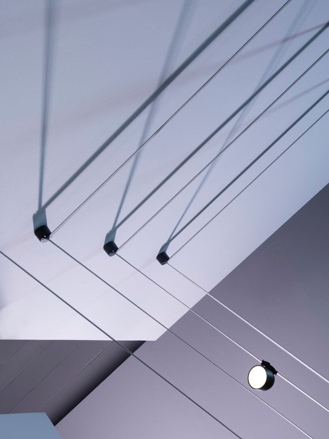 Light Rail Semispheres Canvas Pendant Lamp