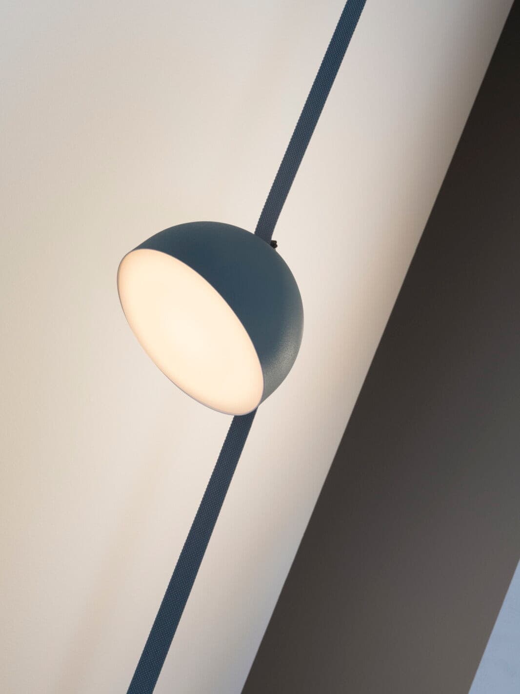 Light Rail Semispheres Canvas Pendant Lamp