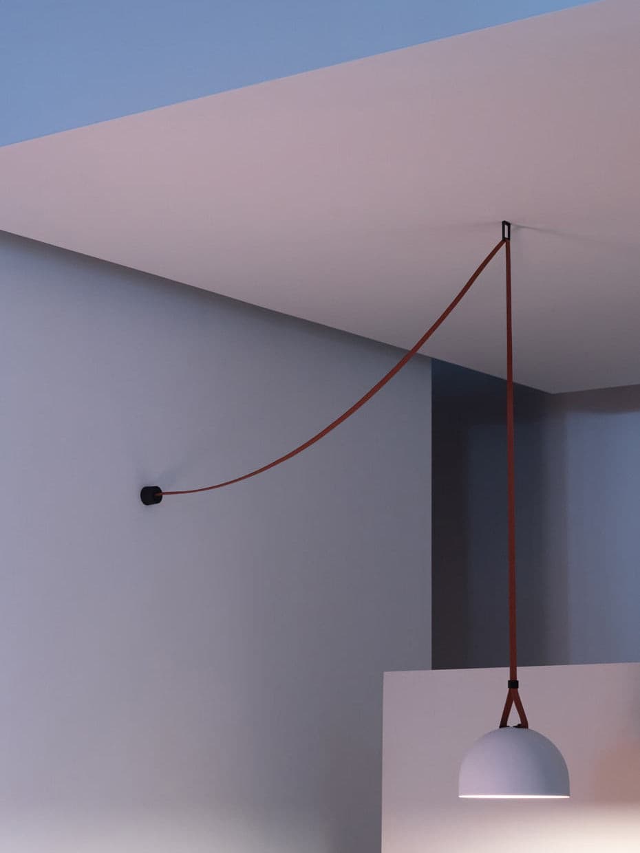 Light Rail Semispheres Canvas Pendant Lamp