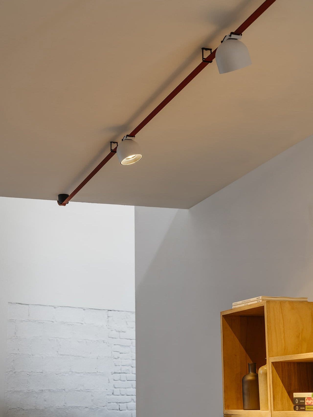 Light Rail Semispheres Canvas Pendant Lamp