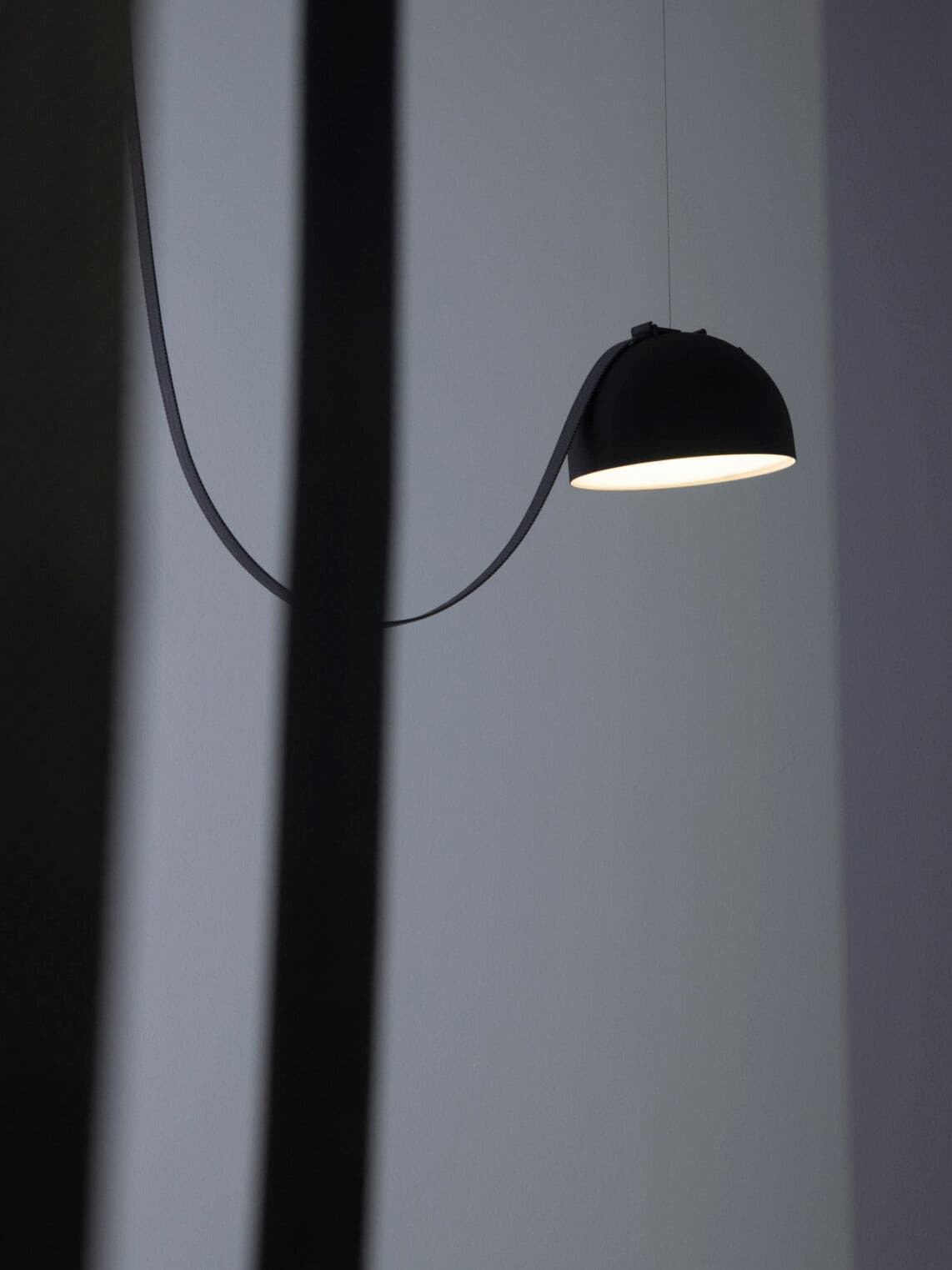 Light Rail Semispheres Canvas Pendant Lamp