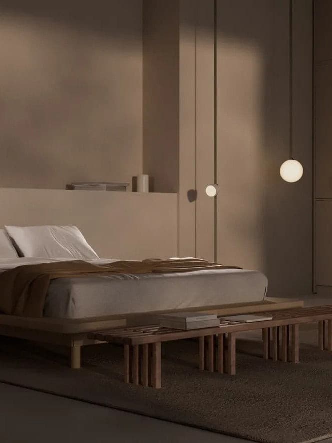 Light Rail Semispheres Canvas Pendant Lamp