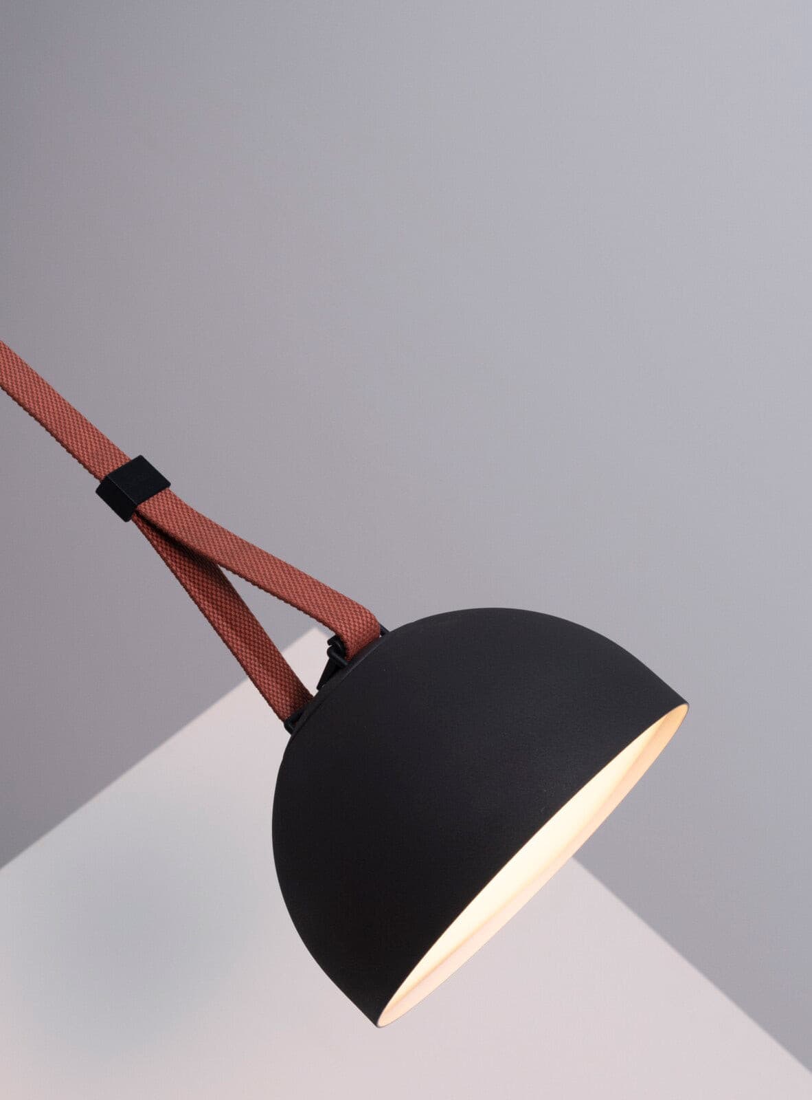 Light Rail Semispheres Canvas Pendant Lamp