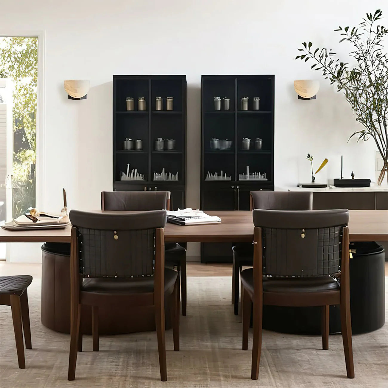 Hemispherical Alabaster Ath Wall Light