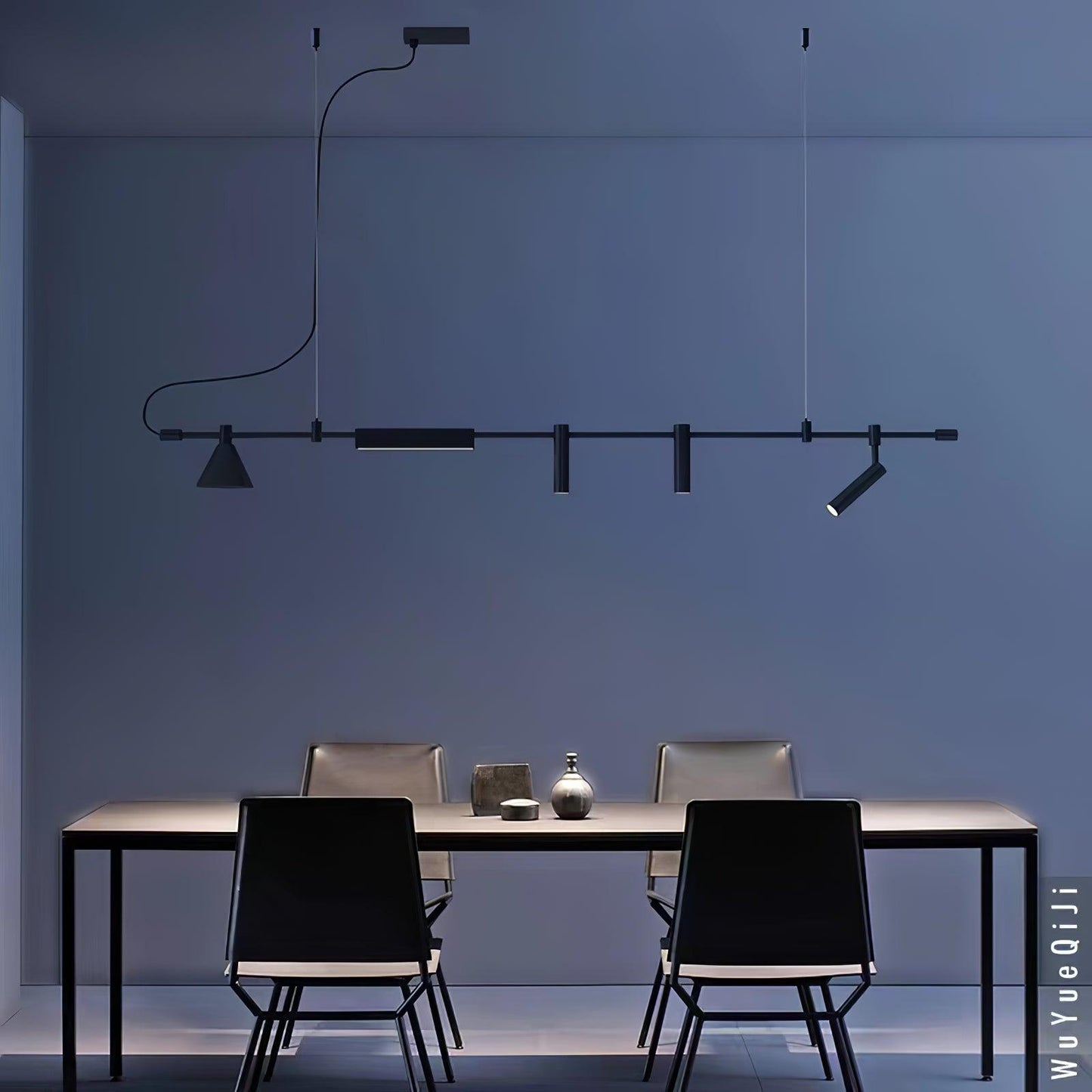 Horizontal Linear LED Pendant Lamp