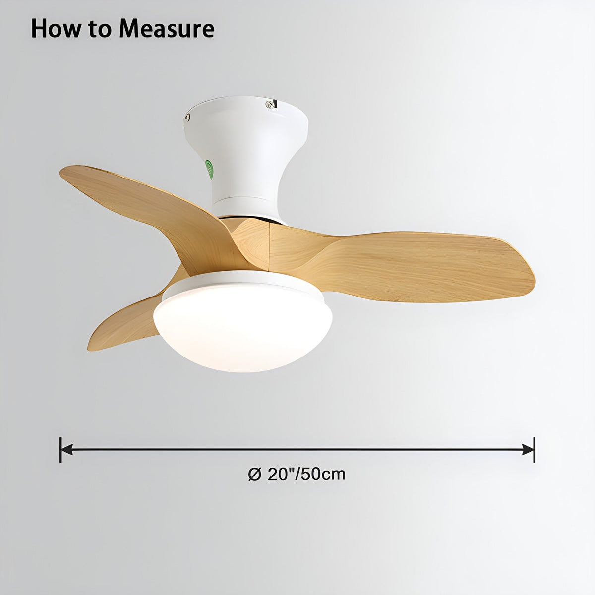 Small Propeller Ceiling Fan With Light