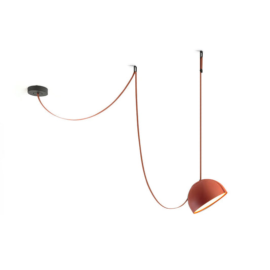 Light Rail Semispheres Canvas Pendant Lamp