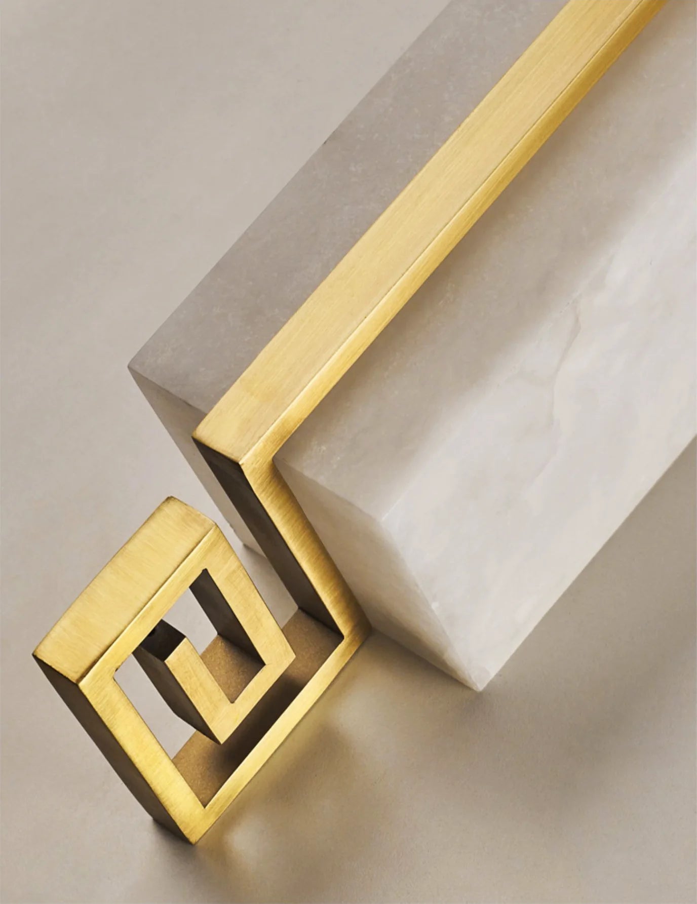 Modern Alabaster Copper Wall Lamp