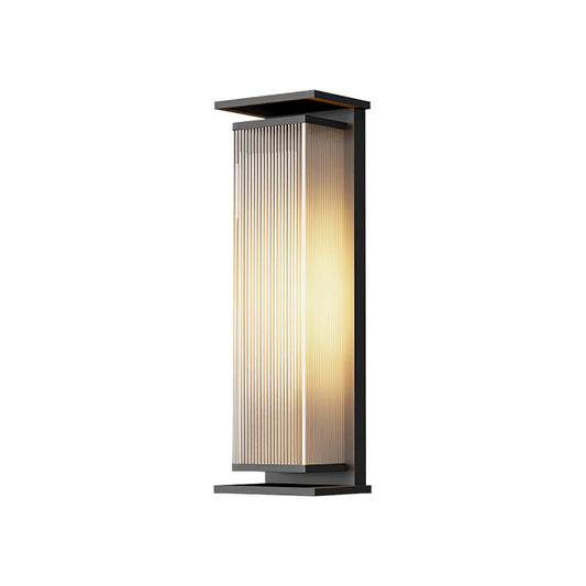 Rectangular Box Acrylic Outdoor Wall Lamp