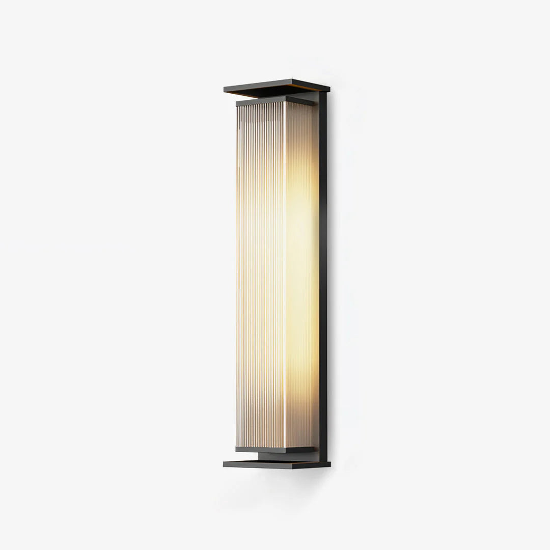 Rectangular Box Acrylic Outdoor Wall Lamp