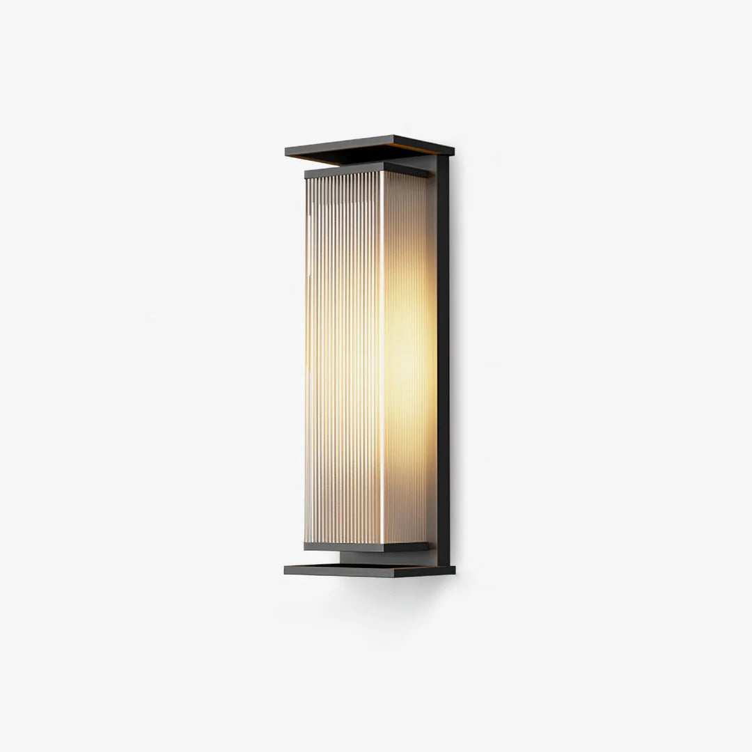 Rectangular Box Acrylic Outdoor Wall Lamp
