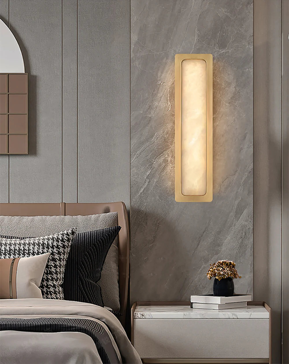Sashya Alabaster Wall Lamp
