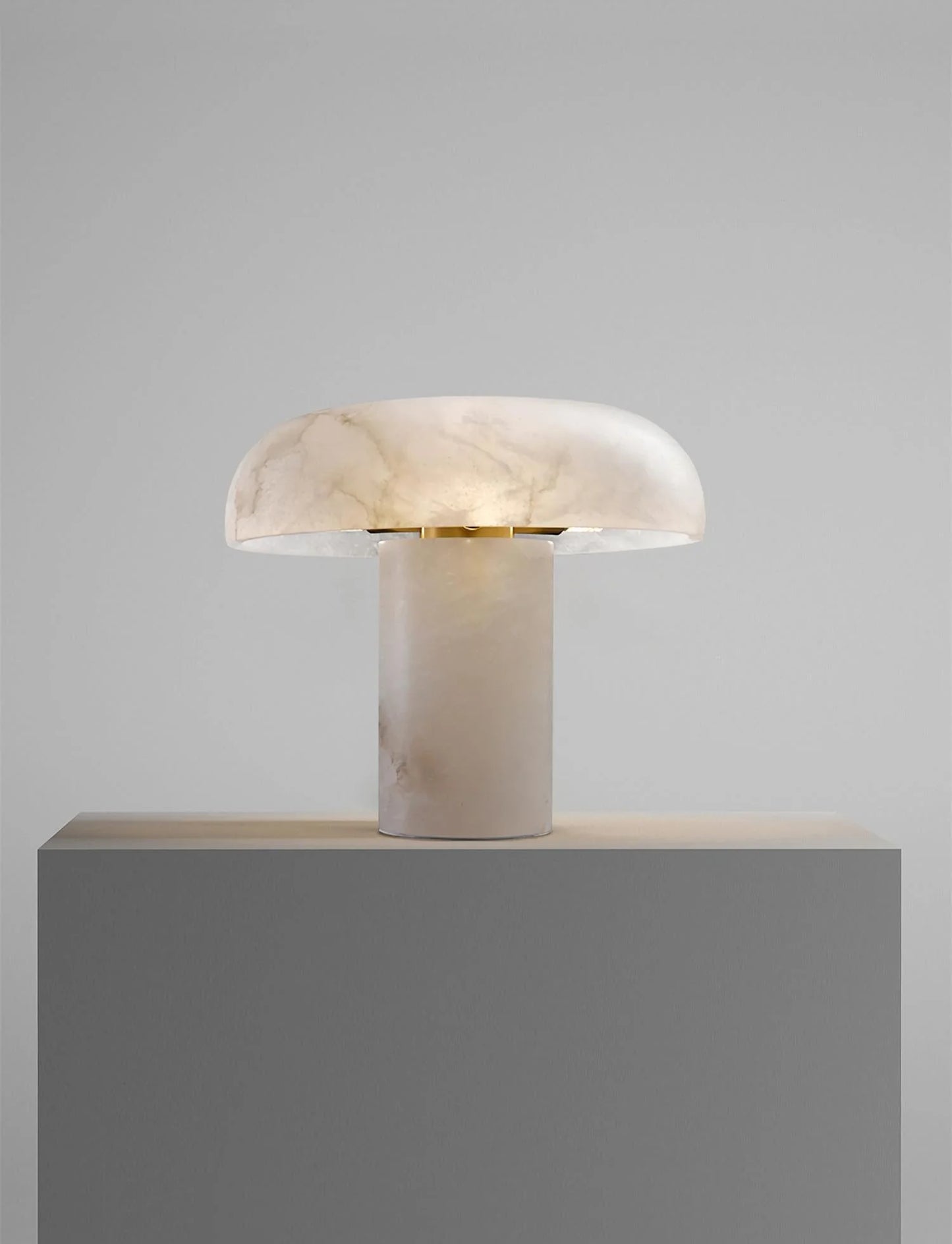 Mushroom Type Alabaster Table Lamp