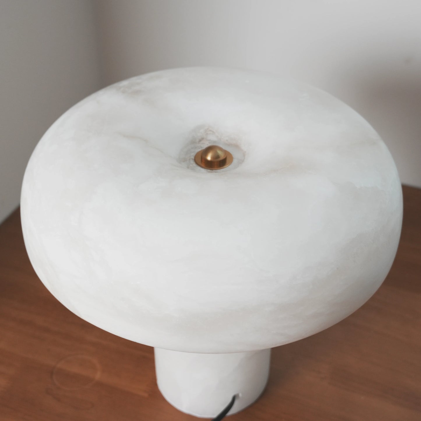 Mushroom Type Alabaster Table Lamp