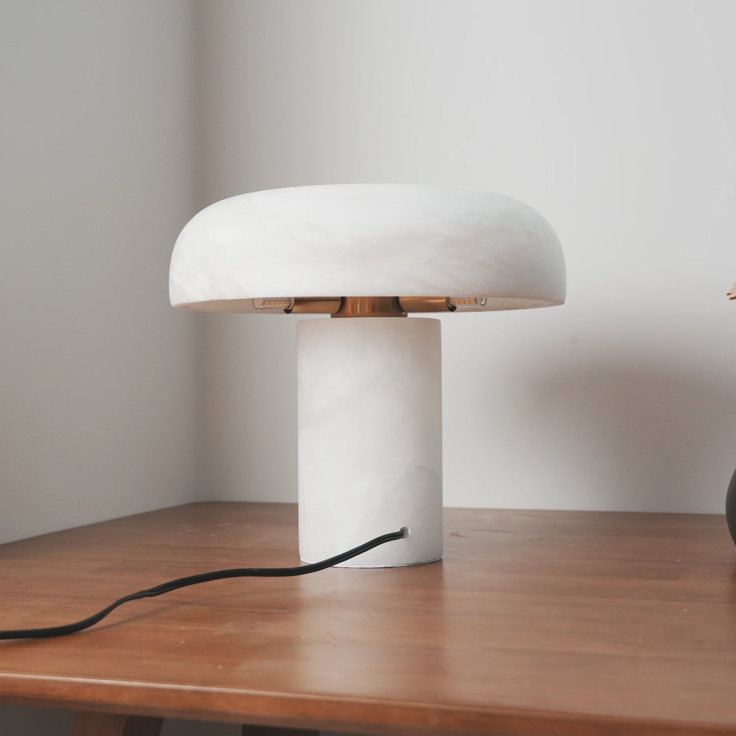 Mushroom Type Alabaster Table Lamp