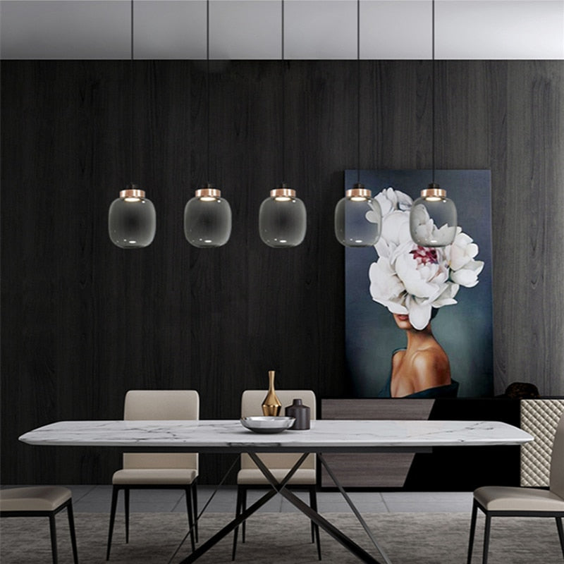Chris LED Pendant Lighting Glass