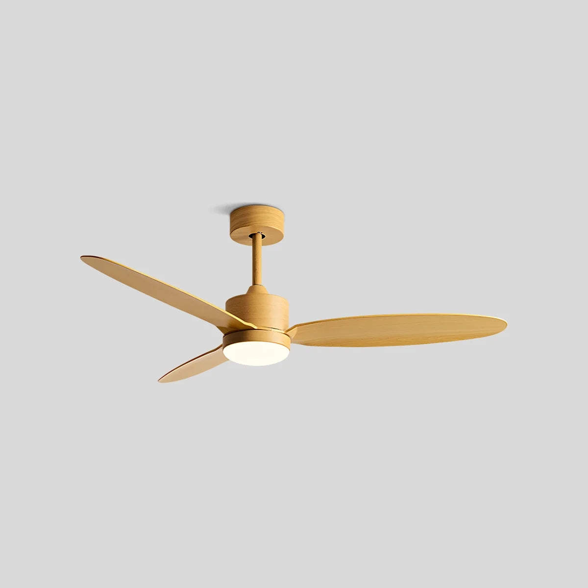 3-Blade Ceiling Fan With Light for Bedroom