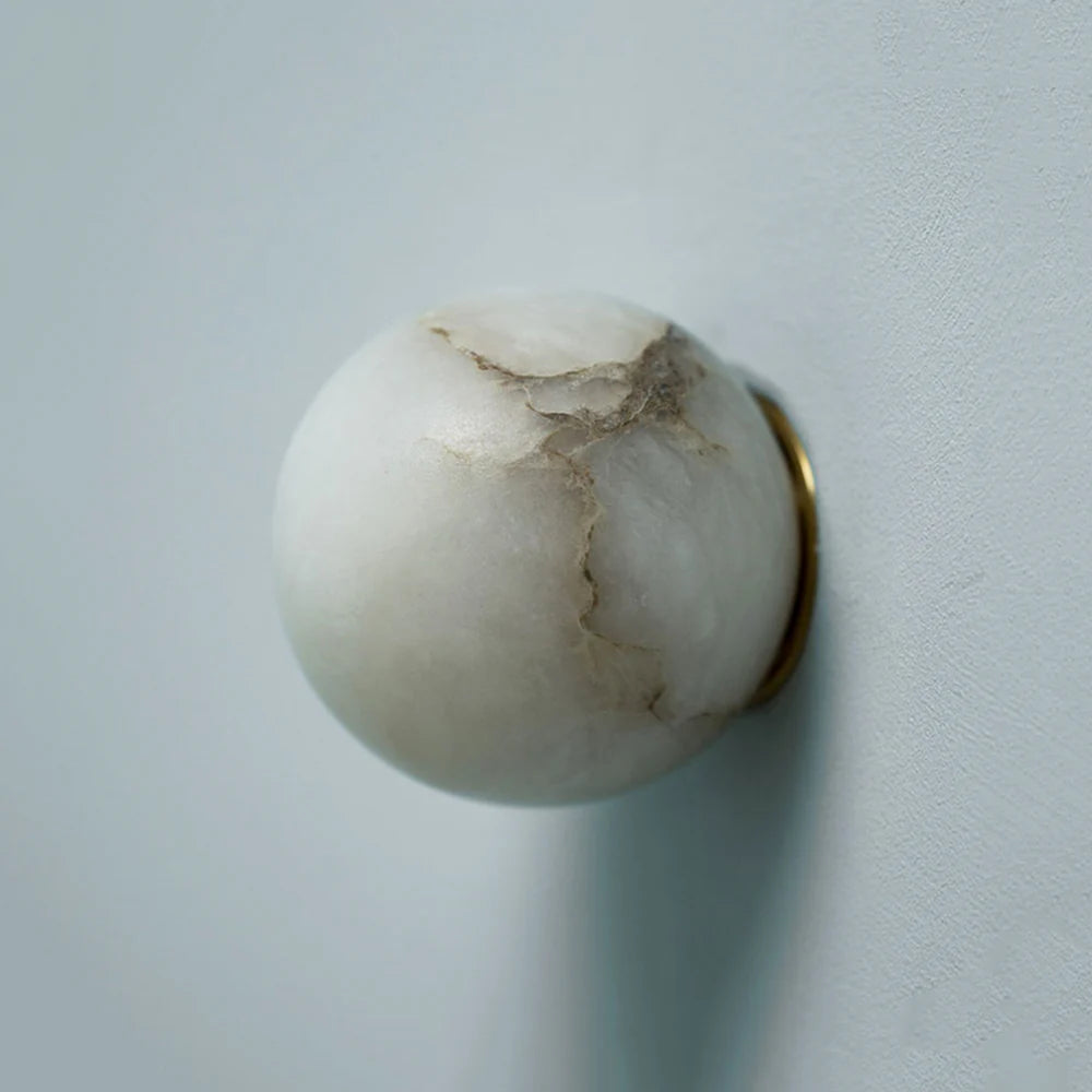 Orb Alabaster Wall Lamp