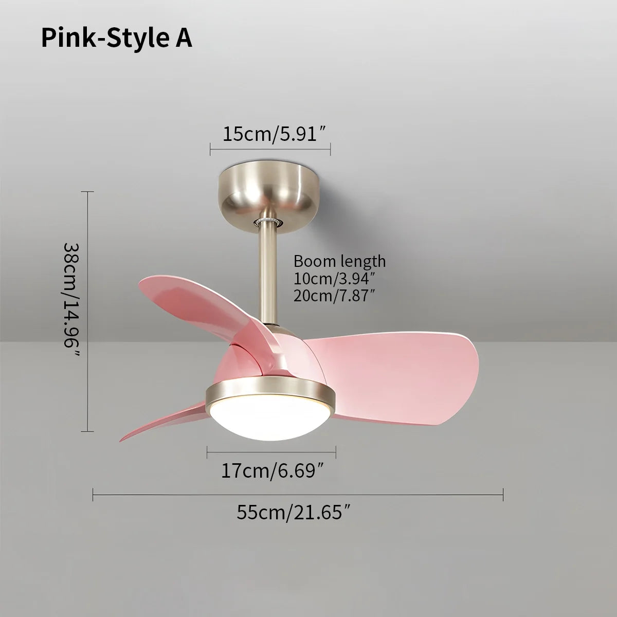 Simple Ceiling Fan Light for Children's Room