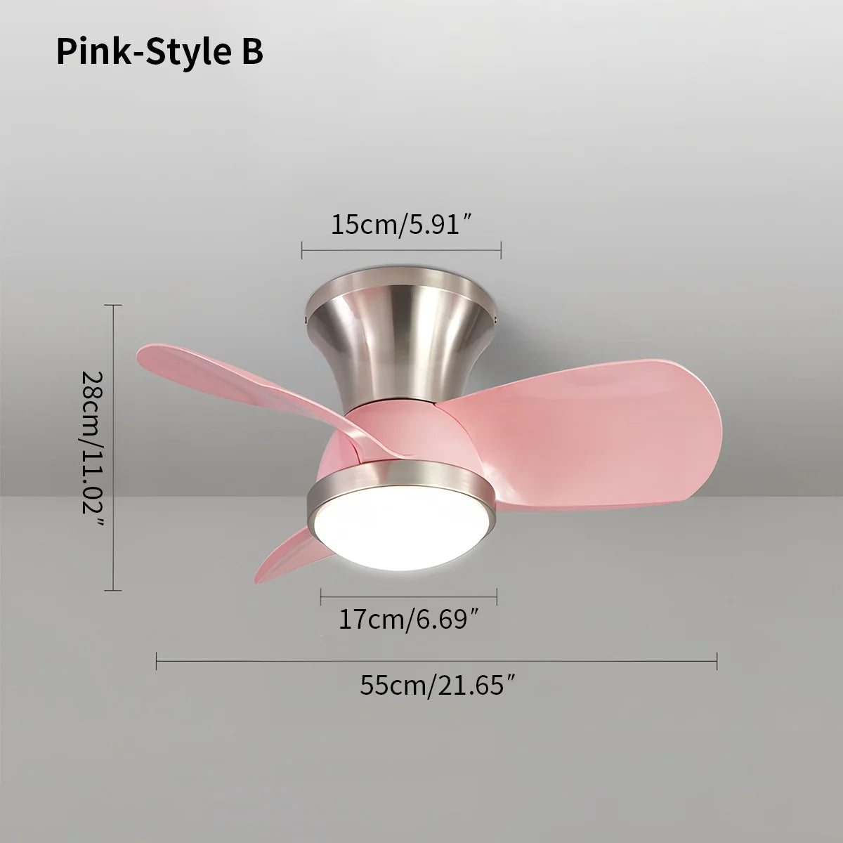 Simple Ceiling Fan Light for Children's Room