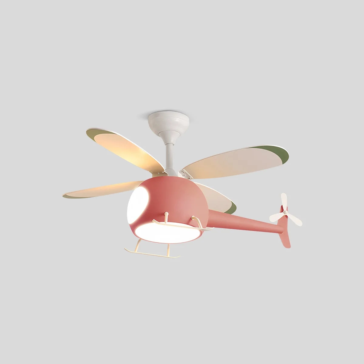 Airplane Ceiling Fan Lamp for Children's Room