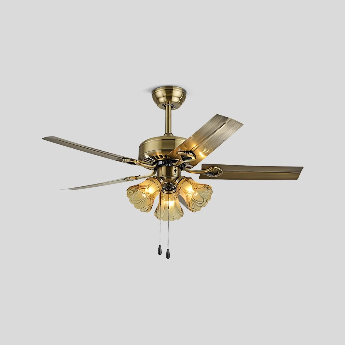 Vintage Ceiling Fan with Light for Dining Room