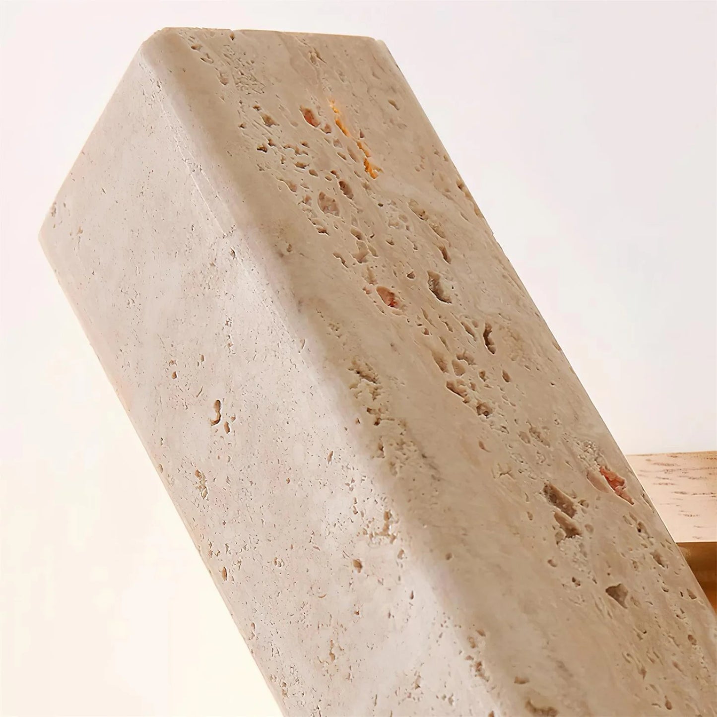 Rectangle Tonya Travertine Wall Lamp