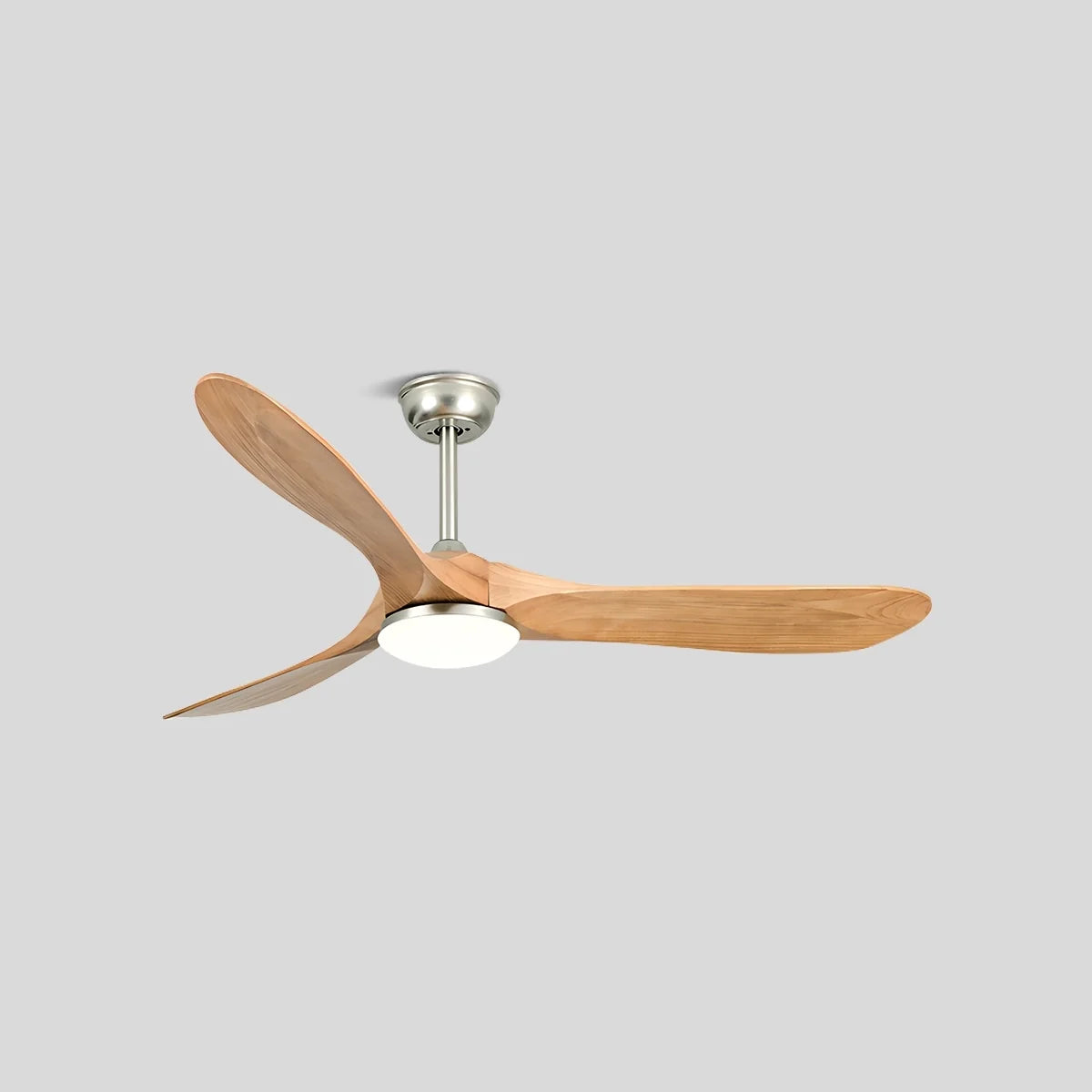 Nordic Wood Ceiling Fan with Light