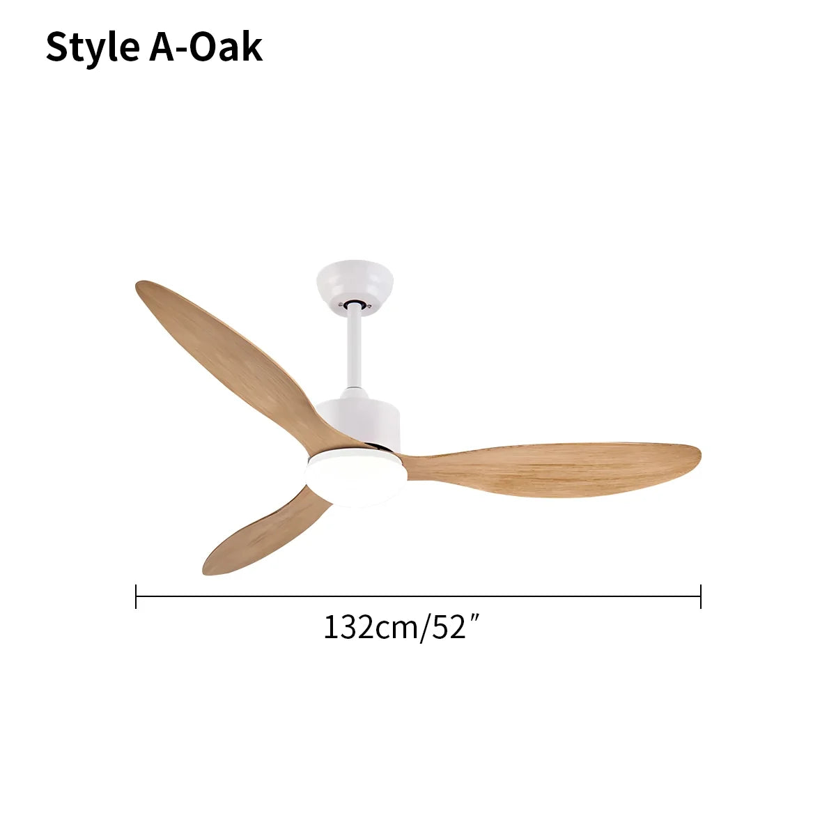 3 Blade Modern Ceiling Fan with Light