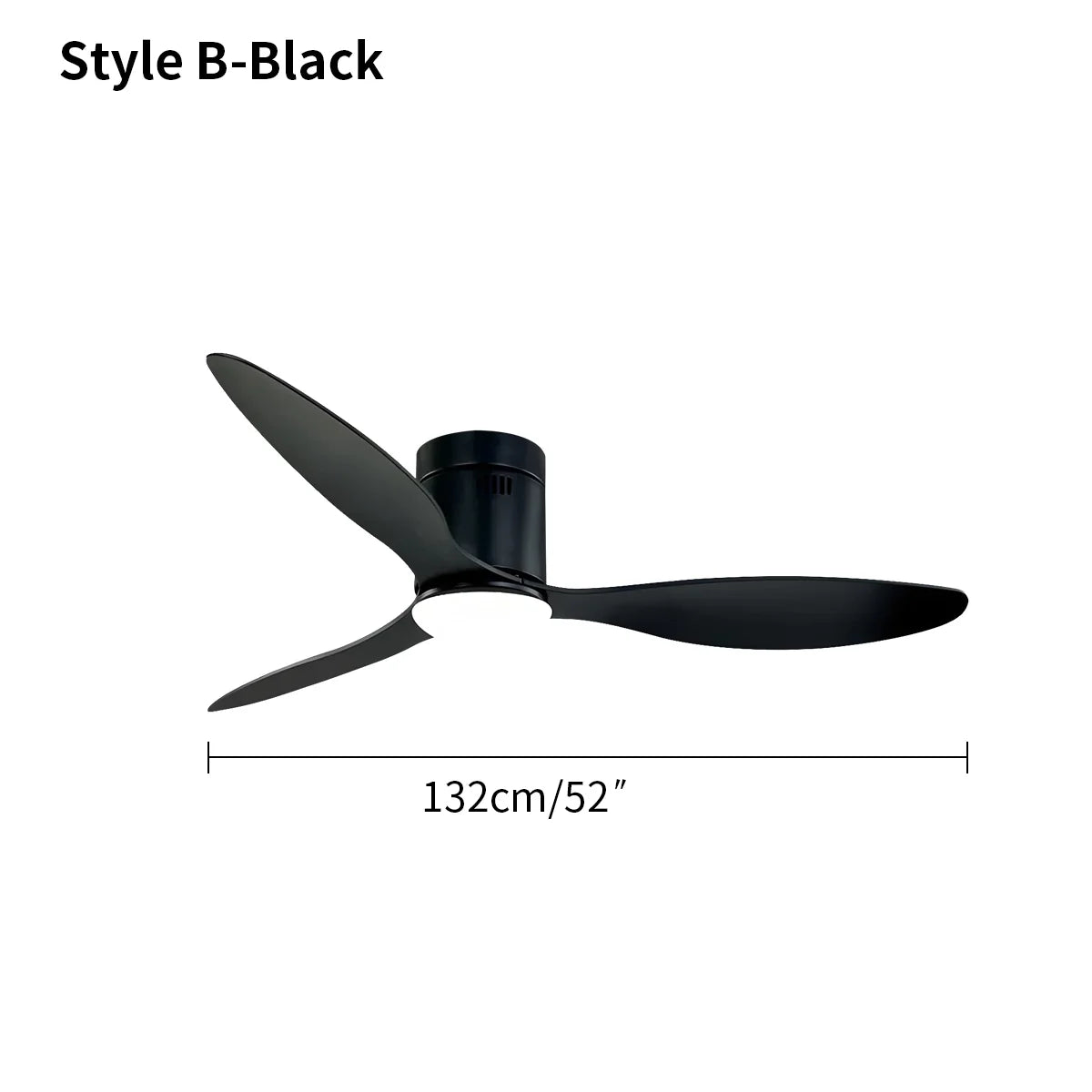 3 Blade Modern Ceiling Fan with Light