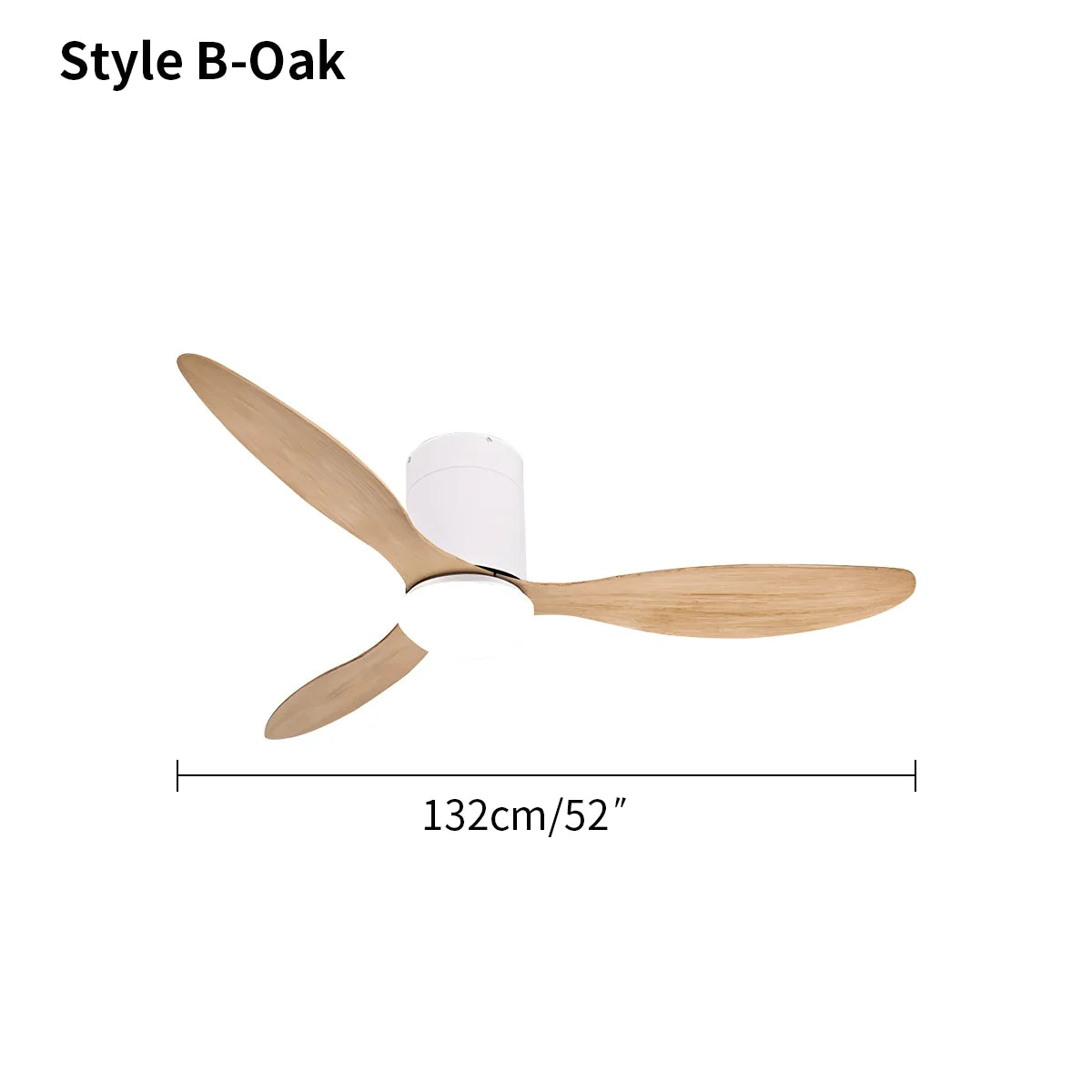 3 Blade Modern Ceiling Fan with Light